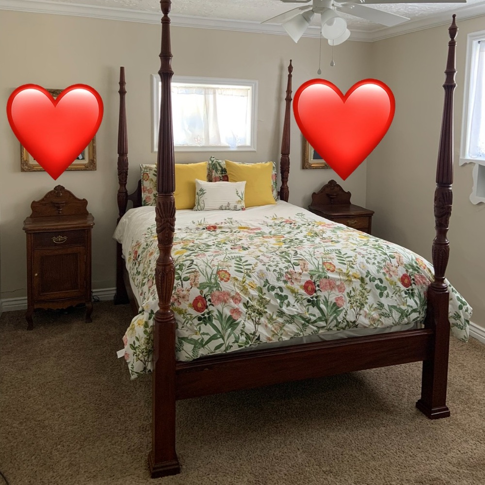 En Vogue Garden Floral Print Comforter Queen/Full